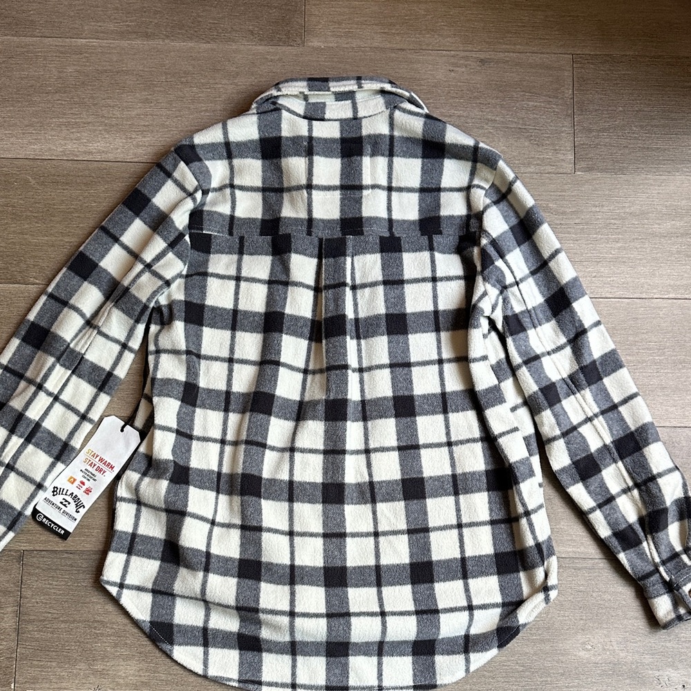 Billabong Fleece Flannel Shacket - Picture 4 of 8